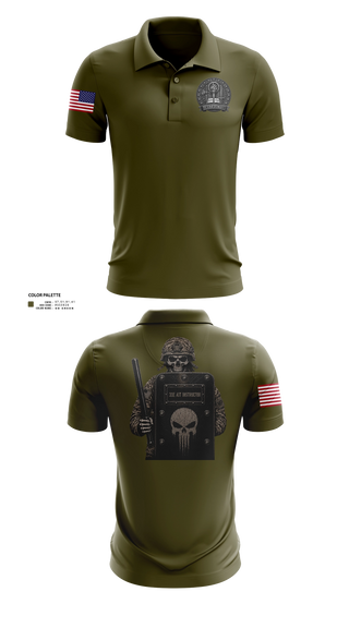 Short Sleeve Performance Polo, C Co, 701st, Army, Teamtime, Team time, sublimation, custom sports apparel, team uniforms, spirit wear, spiritwear, sports uniforms, custom shirts, team store, custom team store, fundraiser sports, apparel fundraiser