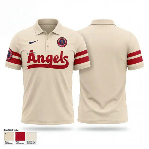 Short Sleeve Performance Polo, Angels, Baseball, Teamtime, Team time, sublimation, custom sports apparel, team uniforms, spirit wear, spiritwear, sports uniforms, custom shirts, team store, custom team store, fundraiser sports, apparel fundraiser