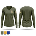 Cullman County Animal Control 3711867 Women's Long Sleeve V-neck Shirt - 1