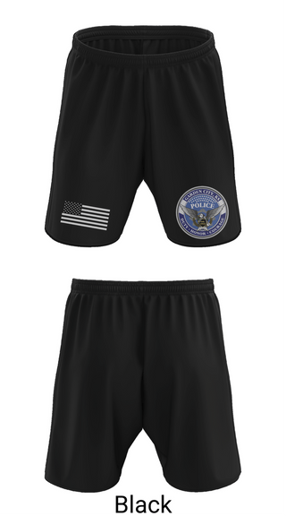Athletic Shorts With Pockets, The Garden City Police Department, Police, Teamtime, Team time, sublimation, custom sports apparel, team uniforms, spirit wear, spiritwear, sports uniforms, custom shirts, team store, custom team store, fundraiser sports, apparel fundraiser