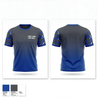 Short Sleeve Performance Shirt, Lady Lions Softball, Softball, Teamtime, Team time, sublimation, custom sports apparel, team uniforms, spirit wear, spiritwear, sports uniforms, custom shirts, team store, custom team store, fundraiser sports, apparel fundraiser