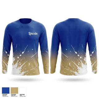 Long Sleeve Performance Shirt, Lincoln, Baseball, Teamtime, Team time, sublimation, custom sports apparel, team uniforms, spirit wear, spiritwear, sports uniforms, custom shirts, team store, custom team store, fundraiser sports, apparel fundraiser
