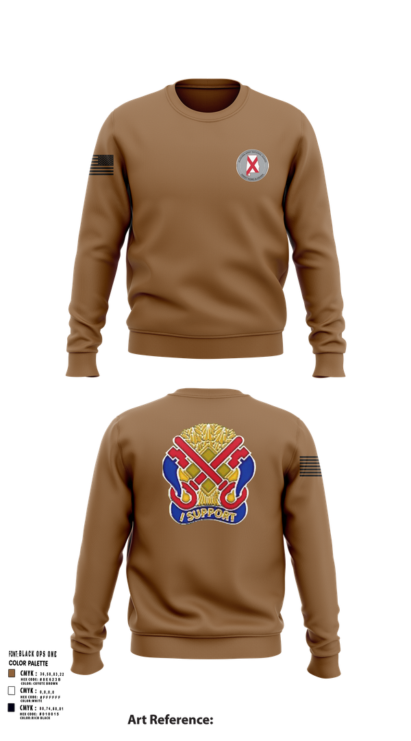 Crew Neck Sweatshirt, 122nd Special Troop Command, , Teamtime, Team time, sublimation, custom sports apparel, team uniforms, spirit wear, spiritwear, sports uniforms, custom shirts, team store, custom team store, fundraiser sports, apparel fundraiser