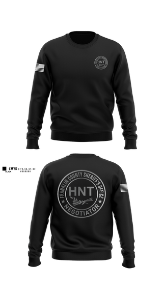 Crew Neck Sweatshirt, FCSO HNT, Police, Teamtime, Team time, sublimation, custom sports apparel, team uniforms, spirit wear, spiritwear, sports uniforms, custom shirts, team store, custom team store, fundraiser sports, apparel fundraiser