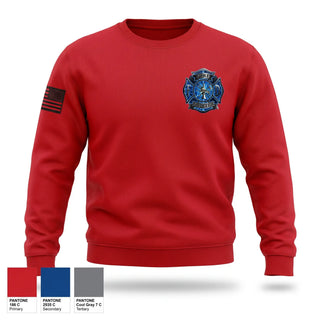 Crew Neck Sweatshirt, Tri Community Volunteer Fire Department, Fire Department, Teamtime, Team time, sublimation, custom sports apparel, team uniforms, spirit wear, spiritwear, sports uniforms, custom shirts, team store, custom team store, fundraiser sports, apparel fundraiser