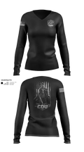 CDU 24756314 Women's Long Sleeve V-neck Shirt - 21