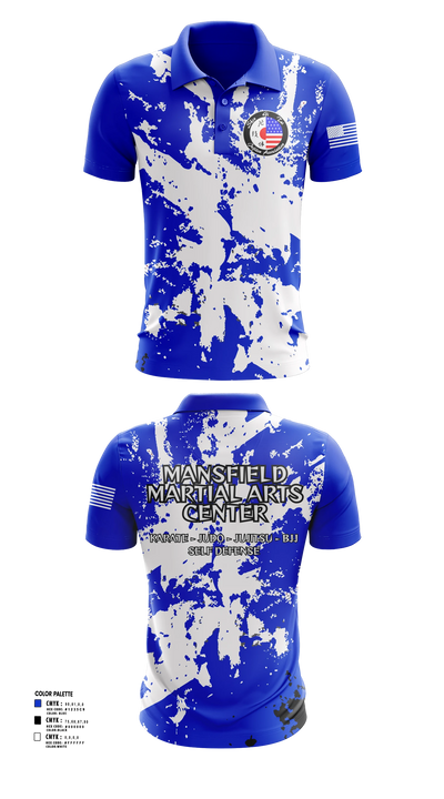 Mansfield Martial Arts Center Short Sleeve Performance Polo - 6