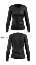 Roanoke SWAT 27210118 Women's Long Sleeve V-neck Shirt - 16