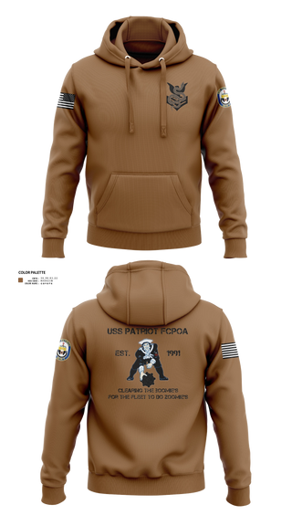 Hoodie, Uss patriot, Navy, Teamtime, Team time, sublimation, custom sports apparel, team uniforms, spirit wear, spiritwear, sports uniforms, custom shirts, team store, custom team store, fundraiser sports, apparel fundraiser