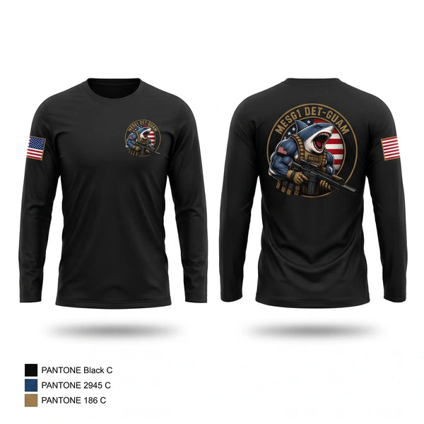 Long Sleeve Performance Shirt, MESG1 DET-GUAM COMMAND SHIRT, Navy, Teamtime, Team time, sublimation, custom sports apparel, team uniforms, spirit wear, spiritwear, sports uniforms, custom shirts, team store, custom team store, fundraiser sports, apparel fundraiser