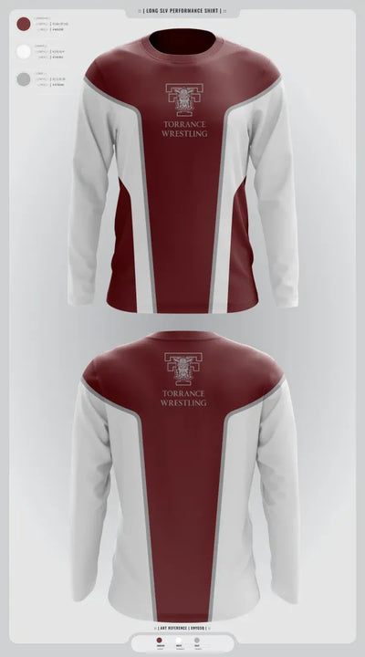 Torrance Wrestling 54708055 Long Sleeve Performance Shirt 1