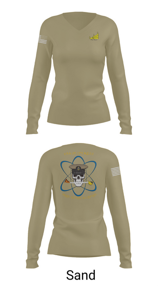 Womens Long Sleeve Vneck Shirt, VFA-151, , Teamtime, Team time, sublimation, custom sports apparel, team uniforms, spirit wear, spiritwear, sports uniforms, custom shirts, team store, custom team store, fundraiser sports, apparel fundraiser