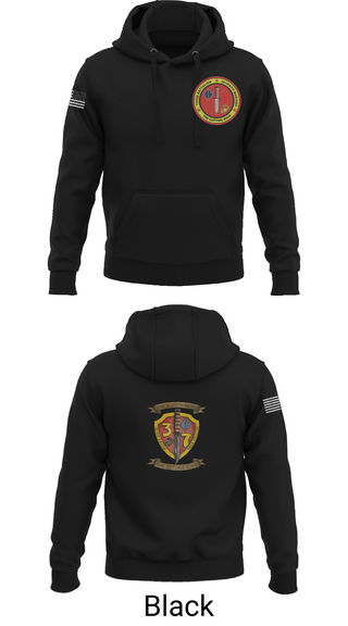 Hoodie, 3rd Battalion 7th Marines, Marines, Teamtime, Team time, sublimation, custom sports apparel, team uniforms, spirit wear, spiritwear, sports uniforms, custom shirts, team store, custom team store, fundraiser sports, apparel fundraiser