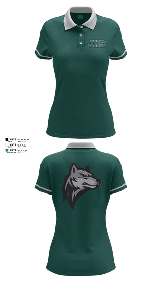 Womens Short Sleeve Performance Polo, Jackson Dance, Cheer, Teamtime, Team time, sublimation, custom sports apparel, team uniforms, spirit wear, spiritwear, sports uniforms, custom shirts, team store, custom team store, fundraiser sports, apparel fundraiser