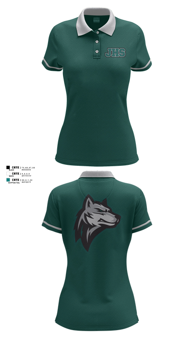 Jackson Dance 2996899 Women's Short Sleeve Performance Polo - 34