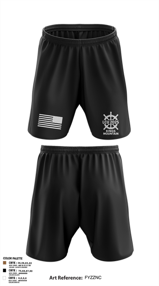 Athletic Shorts With Pockets, LCU 2025 KINGS MOUNTAIN, Army, Teamtime, Team time, sublimation, custom sports apparel, team uniforms, spirit wear, spiritwear, sports uniforms, custom shirts, team store, custom team store, fundraiser sports, apparel fundraiser
