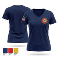 Nolensville Fire Rescue Women's Short Sleeve V-neck Shirt - 1