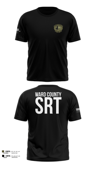 Old School Cotton Feel Shirt, WARD COUNTY SRT, Police, Teamtime, Team time, sublimation, custom sports apparel, team uniforms, spirit wear, spiritwear, sports uniforms, custom shirts, team store, custom team store, fundraiser sports, apparel fundraiser
