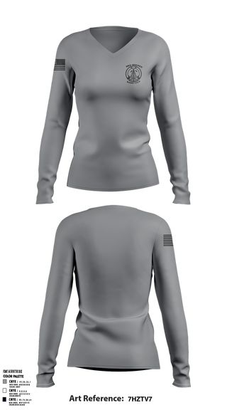 Womens Long Sleeve Vneck Shirt, Des Moines GMRS Radio Club, , Teamtime, Team time, sublimation, custom sports apparel, team uniforms, spirit wear, spiritwear, sports uniforms, custom shirts, team store, custom team store, fundraiser sports, apparel fundraiser