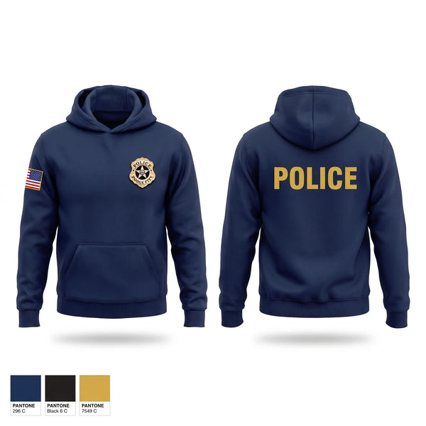 Hoodie, Dodge City Police Department, Police, Teamtime, Team time, sublimation, custom sports apparel, team uniforms, spirit wear, spiritwear, sports uniforms, custom shirts, team store, custom team store, fundraiser sports, apparel fundraiser