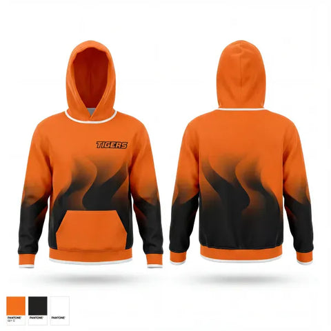 Hoodie, Tigers, Baseball, Teamtime, Team time, sublimation, custom sports apparel, team uniforms, spirit wear, spiritwear, sports uniforms, custom shirts, team store, custom team store, fundraiser sports, apparel fundraiser