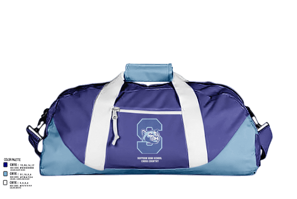 Duffle Bag, Suffern High School Cross Country, Cross Country, Teamtime, Team time, sublimation, custom sports apparel, team uniforms, spirit wear, spiritwear, sports uniforms, custom shirts, team store, custom team store, fundraiser sports, apparel fundraiser