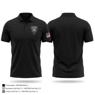 Short Sleeve Performance Polo, Clark DB, Police, Teamtime, Team time, sublimation, custom sports apparel, team uniforms, spirit wear, spiritwear, sports uniforms, custom shirts, team store, custom team store, fundraiser sports, apparel fundraiser