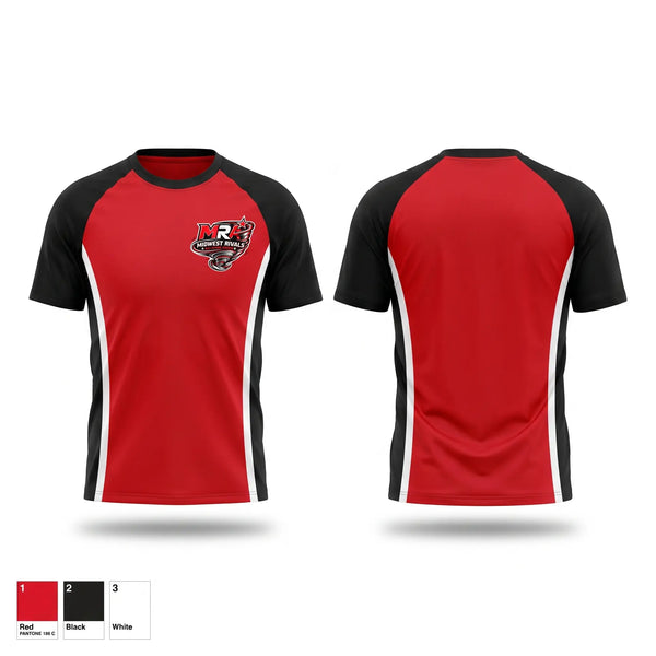 Short Sleeve Performance Shirt, Midwest Rivals Allstar, Cheer, Teamtime, Team time, sublimation, custom sports apparel, team uniforms, spirit wear, spiritwear, sports uniforms, custom shirts, team store, custom team store, fundraiser sports, apparel fundraiser