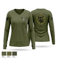 Special response team 43358660 Women's Long Sleeve V-neck Shirt - 1