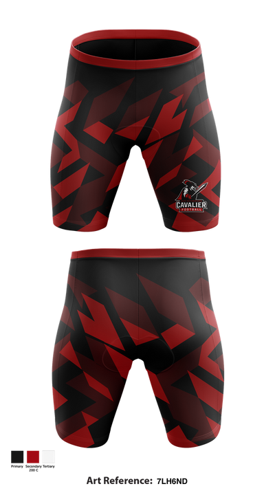 East Rutherford Cavaliers 57002970 Men's Compression Shorts - 1