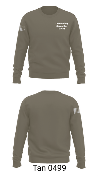 Crew Neck Sweatshirt, Crow Wing Comp Sq. (CAP), Air Force, Teamtime, Team time, sublimation, custom sports apparel, team uniforms, spirit wear, spiritwear, sports uniforms, custom shirts, team store, custom team store, fundraiser sports, apparel fundraiser