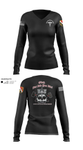 205th HHC MEDICAL SECTION 83176220 Women's Long Sleeve V-neck Shirt - 120