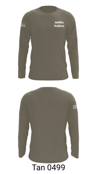 Long Sleeve Performance Shirt, Avilla Police, Police, Teamtime, Team time, sublimation, custom sports apparel, team uniforms, spirit wear, spiritwear, sports uniforms, custom shirts, team store, custom team store, fundraiser sports, apparel fundraiser
