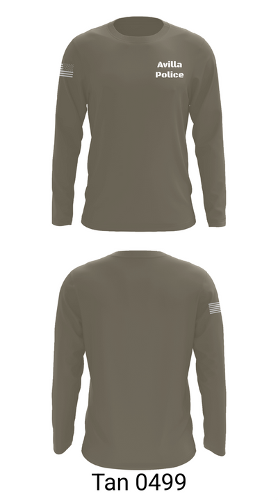 Avilla Police 649136 Long Sleeve Performance Shirt 63