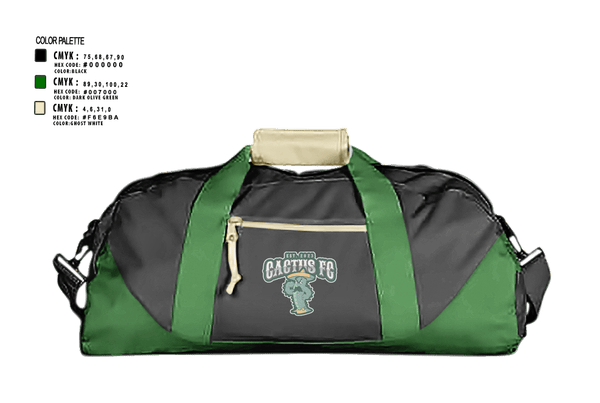 Duffle Bag, Cactus Fc, Men's Soccer, Teamtime, Team time, sublimation, custom sports apparel, team uniforms, spirit wear, spiritwear, sports uniforms, custom shirts, team store, custom team store, fundraiser sports, apparel fundraiser