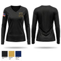 Winthrop Police Detectives Women's Long Sleeve V-neck Shirt - 1
