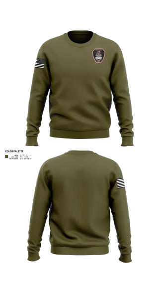 Crew Neck Sweatshirt, FRANKLINVILLE, Fire Department, Teamtime, Team time, sublimation, custom sports apparel, team uniforms, spirit wear, spiritwear, sports uniforms, custom shirts, team store, custom team store, fundraiser sports, apparel fundraiser