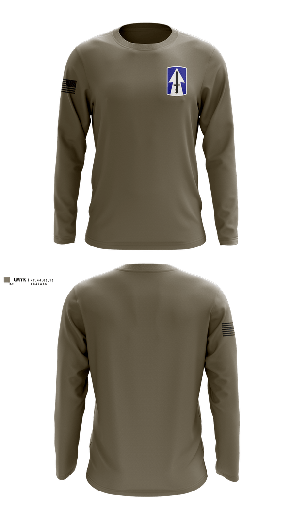 Long Sleeve Performance Shirt, 76th IBCT, , Teamtime, Team time, sublimation, custom sports apparel, team uniforms, spirit wear, spiritwear, sports uniforms, custom shirts, team store, custom team store, fundraiser sports, apparel fundraiser