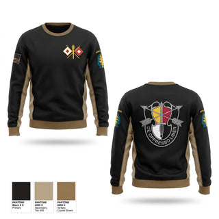 Crew Neck Sweatshirt, S6 HHC 3rd Group, Army, Teamtime, Team time, sublimation, custom sports apparel, team uniforms, spirit wear, spiritwear, sports uniforms, custom shirts, team store, custom team store, fundraiser sports, apparel fundraiser