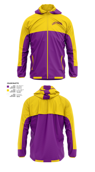 Windbreaker, Lady Vikings, Softball, Teamtime, Team time, sublimation, custom sports apparel, team uniforms, spirit wear, spiritwear, sports uniforms, custom shirts, team store, custom team store, fundraiser sports, apparel fundraiser