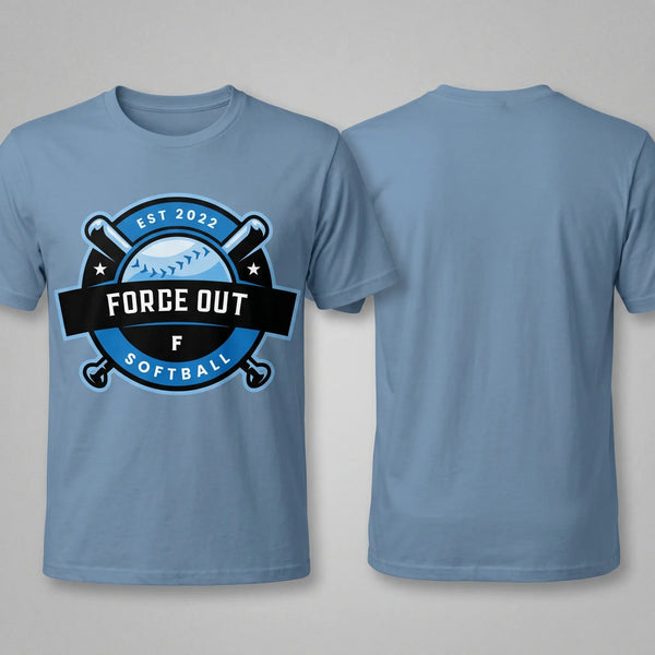 Short Sleeve Performance Shirt, Force Out, Softball, Teamtime, Team time, sublimation, custom sports apparel, team uniforms, spirit wear, spiritwear, sports uniforms, custom shirts, team store, custom team store, fundraiser sports, apparel fundraiser