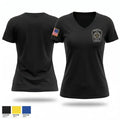 City of Parker Police Department 39269257 Women's Short Sleeve V-neck Shirt - 1