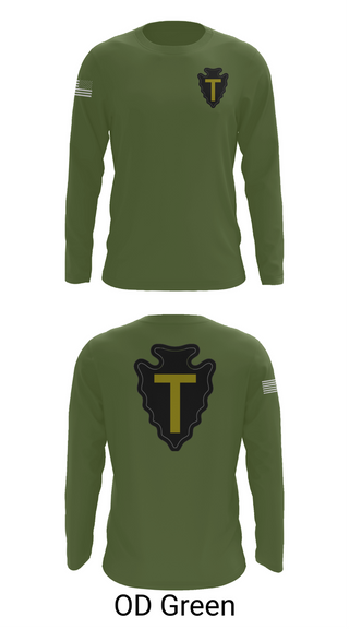 Long Sleeve Performance Shirt, B CO 3-141, Army, Teamtime, Team time, sublimation, custom sports apparel, team uniforms, spirit wear, spiritwear, sports uniforms, custom shirts, team store, custom team store, fundraiser sports, apparel fundraiser