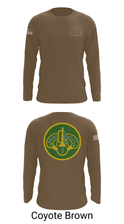 3d Cavalry Regiment 44657863 Long Sleeve Performance Shirt 6