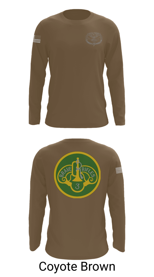 Long Sleeve Performance Shirt, 3d Cavalry Regiment, Army, Teamtime, Team time, sublimation, custom sports apparel, team uniforms, spirit wear, spiritwear, sports uniforms, custom shirts, team store, custom team store, fundraiser sports, apparel fundraiser
