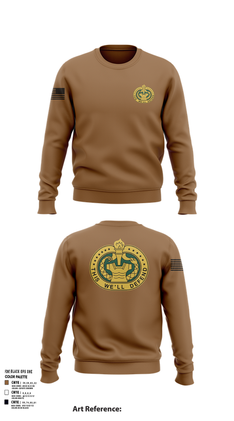 Crew Neck Sweatshirt, E Co 3-330th, , Teamtime, Team time, sublimation, custom sports apparel, team uniforms, spirit wear, spiritwear, sports uniforms, custom shirts, team store, custom team store, fundraiser sports, apparel fundraiser