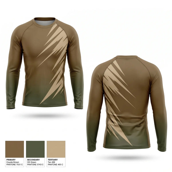 Long Sleeve Rash Guard Shirt, Ronin Jujitsu, , Teamtime, Team time, sublimation, custom sports apparel, team uniforms, spirit wear, spiritwear, sports uniforms, custom shirts, team store, custom team store, fundraiser sports, apparel fundraiser