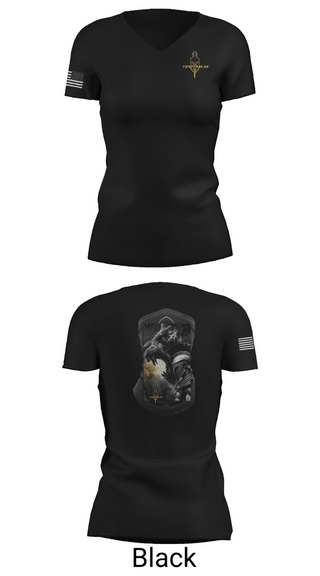 Womens Short Sleeve Vneck Shirt, Centinelas Legacy, Golf, Teamtime, Team time, sublimation, custom sports apparel, team uniforms, spirit wear, spiritwear, sports uniforms, custom shirts, team store, custom team store, fundraiser sports, apparel fundraiser