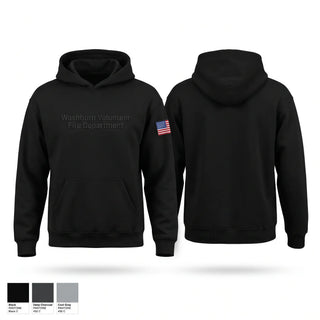 Hoodie, Washburn Volunteer Fire Department, Fire Department, Teamtime, Team time, sublimation, custom sports apparel, team uniforms, spirit wear, spiritwear, sports uniforms, custom shirts, team store, custom team store, fundraiser sports, apparel fundraiser