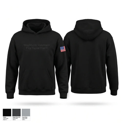 Hoodie, Washburn Volunteer Fire Department, Fire Department, Teamtime, Team time, sublimation, custom sports apparel, team uniforms, spirit wear, spiritwear, sports uniforms, custom shirts, team store, custom team store, fundraiser sports, apparel fundraiser